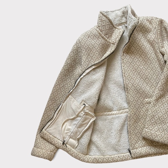 L.L. Bean Fleece Sherpa Lined Full Zip Knit Jacket Size Small - Picture 6 of 11